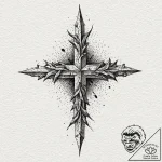 Tattoo design, abstract calligraphy that mimi… – tattoo sketch (№1751526160_0, 03.07.2025 07:02) — tattoovalue.net