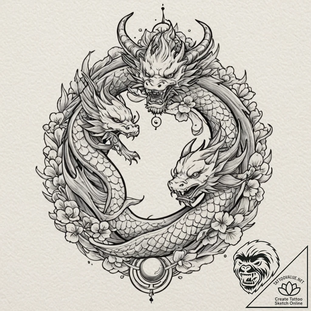 Tattoo design, azoth of the philosophers, the... - tattoo sketch (№1751526250_0, 03.07.2025 07:04) — tattoovalue.net