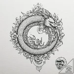 Tattoo design, handpoke style, a single puzzl… – tattoo sketch (№1751528748_0, 03.07.2025 07:45) — tattoovalue.net