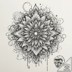 Tattoo design, the soundwave of an explosion,… – tattoo sketch (№1751529750_0, 03.07.2025 08:02) — tattoovalue.net