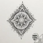 Tattoo design, abstract shapes that mimic tor… – tattoo sketch (№1751529832_0, 03.07.2025 08:03) — tattoovalue.net
