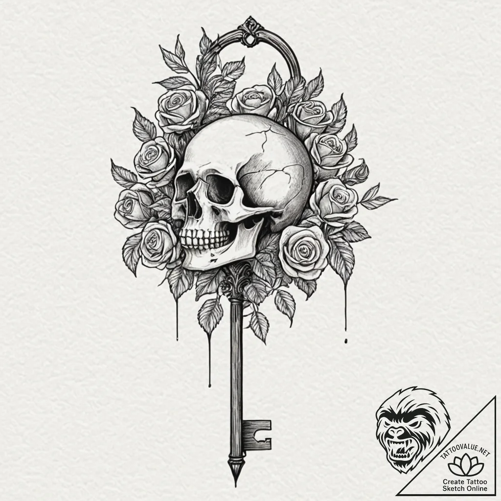 Tattoo design, a person planting a seed that... - tattoo sketch (№1751530701_0, 03.07.2025 08:18) — tattoovalue.net