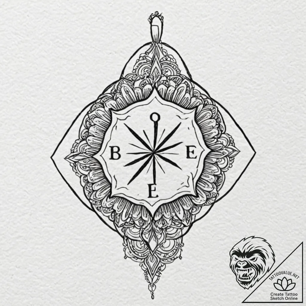 Tattoo design, a soldier's dog tag, but the n... - tattoo sketch (№1751531451_0, 03.07.2025 08:30) — tattoovalue.net