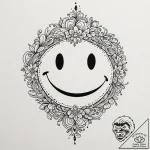 Tattoo design, handpoke style, a wonky, crook… – tattoo sketch (№1751534773_0, 03.07.2025 09:26) — tattoovalue.net