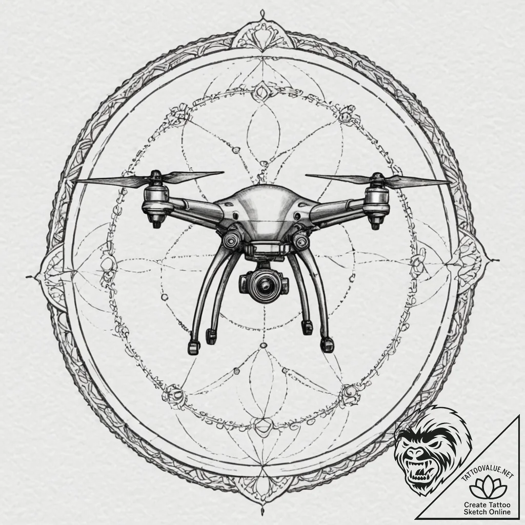 категория 1: эпоха дронов (fpv, разведка, воз... - tattoo sketch (№1751535358_0, 03.07.2025 09:35) — tattoovalue.net