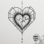 Tattoo design, handpoke style, a folder icon… – tattoo sketch (№1751536403_0, 03.07.2025 09:53) — tattoovalue.net