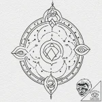 группа 8: esoteric & alchemical symbols (эзот… – tattoo sketch (№1751539723_0, 03.07.2025 10:48) — tattoovalue.net