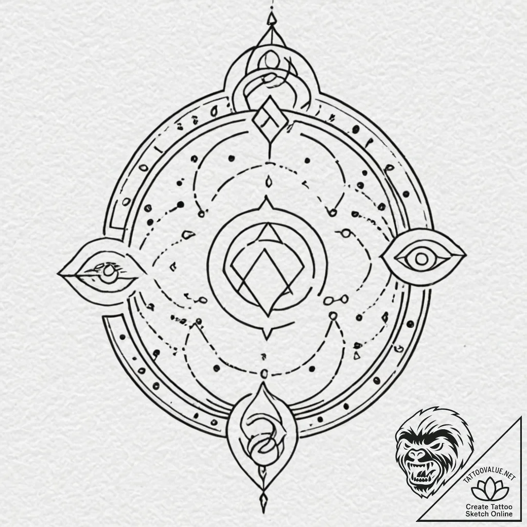 группа 8: esoteric & alchemical symbols (эзот... - tattoo sketch (№1751539723_0, 03.07.2025 10:48) — tattoovalue.net