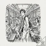 Tattoo sleeve design, tokyo commute, a crowde… – tattoo sketch (№1751542029_0, 03.07.2025 11:27) — tattoovalue.net