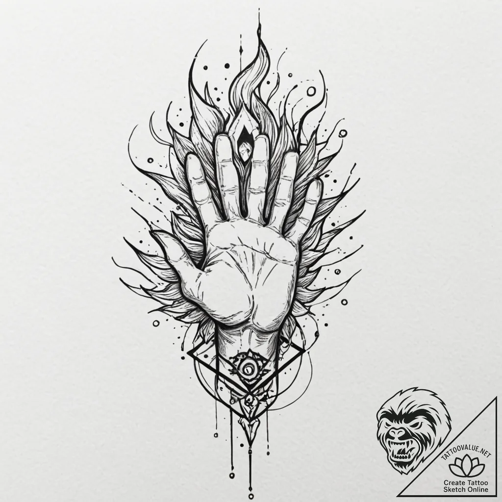 Tattoo sleeve design, skill tree, the arm is... - tattoo sketch (№1751545946_0, 03.07.2025 12:32) — tattoovalue.net