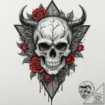 Tattoo design, mjolnir made of petrified wood… – tattoo sketch (№1751547288_0, 03.07.2025 12:54) — tattoovalue.net