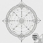 Tattoo design, runes appearing as constellati… – tattoo sketch (№1751547370_0, 03.07.2025 12:56) — tattoovalue.net