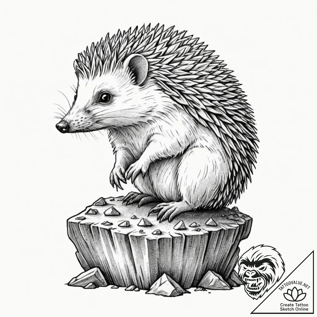Tattoo design, an anti-tank hedgehog obstacle... - tattoo sketch (№1751547544_0, 03.07.2025 12:59) — tattoovalue.net