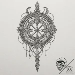 Category 3: runes, symbols & artifacts (vegvi… – tattoo sketch (№1751548615_0, 03.07.2025 13:16) — tattoovalue.net