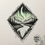 Tattoo design, an abstract representation of… – tattoo sketch (№1751553185_0, 03.07.2025 14:33) — tattoovalue.net