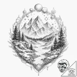 категория 4: исекай, магия и альтернативные м… – tattoo sketch (№1751554533_0, 03.07.2025 14:55) — tattoovalue.net