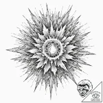 Tattoo design, the soundwave of an explosion,… – tattoo sketch (№1751555636_0, 03.07.2025 15:13) — tattoovalue.net