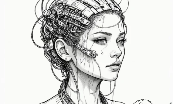 Tattoo design, a namakubi (severed head), but... - tattoo sketch (№1751555887_0, 03.07.2025 15:18) — tattoovalue.net