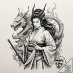 аудитория: унисекс. мужчины часто выбирают ди… – tattoo sketch (№1751556390_0, 03.07.2025 15:26) — tattoovalue.net