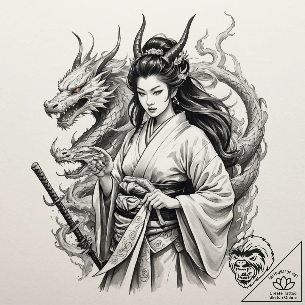 аудитория: унисекс. мужчины часто выбирают ди... - tattoo sketch (№1751556390_0, 03.07.2025 15:26) — tattoovalue.net