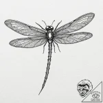 Tattoo design, a reconnaissance drone stylize… – tattoo sketch (№1751556893_0, 03.07.2025 15:34) — tattoovalue.net