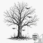 Tattoo design, a group of drones sleeping or… – tattoo sketch (№1751558240_0, 03.07.2025 15:57) — tattoovalue.net