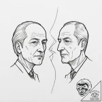 Tattoo design, a line of identical, faceless… – tattoo sketch (№1751560037_0, 03.07.2025 16:27) — tattoovalue.net