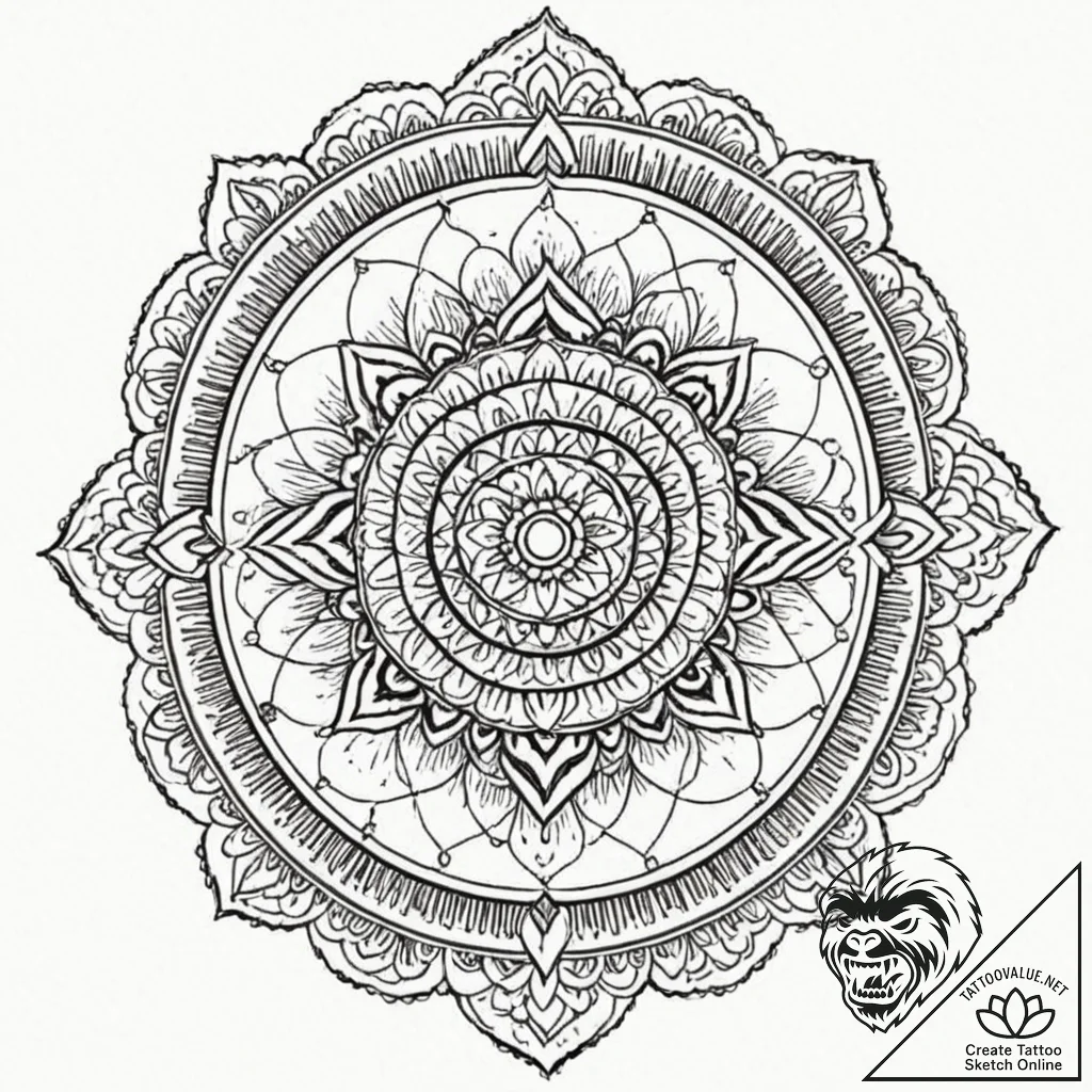 Tattoo design, a mouth, sewn shut with golden... - tattoo sketch (№1751561798_0, 03.07.2025 16:56) — tattoovalue.net