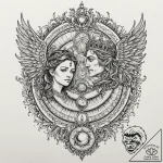 Tattoo design, azoth of the philosophers, the… – tattoo sketch (№1751563096_0, 03.07.2025 17:18) — tattoovalue.net