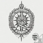Tattoo design, a line of abstract, minimalist… – tattoo sketch (№1751564038_0, 03.07.2025 17:33) — tattoovalue.net