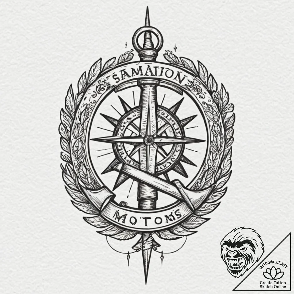 Tattoo design, a line of abstract, minimalist... - tattoo sketch (№1751564038_0, 03.07.2025 17:33) — tattoovalue.net