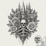 Tattoo design, a missile launch system (like… – tattoo sketch (№1751564995_0, 03.07.2025 17:49) — tattoovalue.net