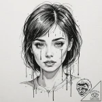 Tattoo sleeve design, retro-futurism, melanch… – tattoo sketch (№1751567439_0, 03.07.2025 18:30) — tattoovalue.net