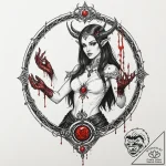 Tattoo sleeve design, blood magic ritual, a s… – tattoo sketch (№1751567782_0, 03.07.2025 18:36) — tattoovalue.net