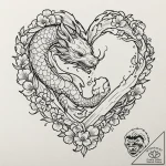 Tattoo design, handpoke style, a heart, but i… – tattoo sketch (№1751568560_0, 03.07.2025 18:49) — tattoovalue.net