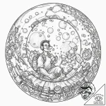 Tattoo design, an operator creating a protect… – tattoo sketch (№1751568992_0, 03.07.2025 18:56) — tattoovalue.net