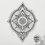 Tattoo design, a chaotic splash of black ink,… – tattoo sketch (№1751569249_0, 03.07.2025 19:00) — tattoovalue.net