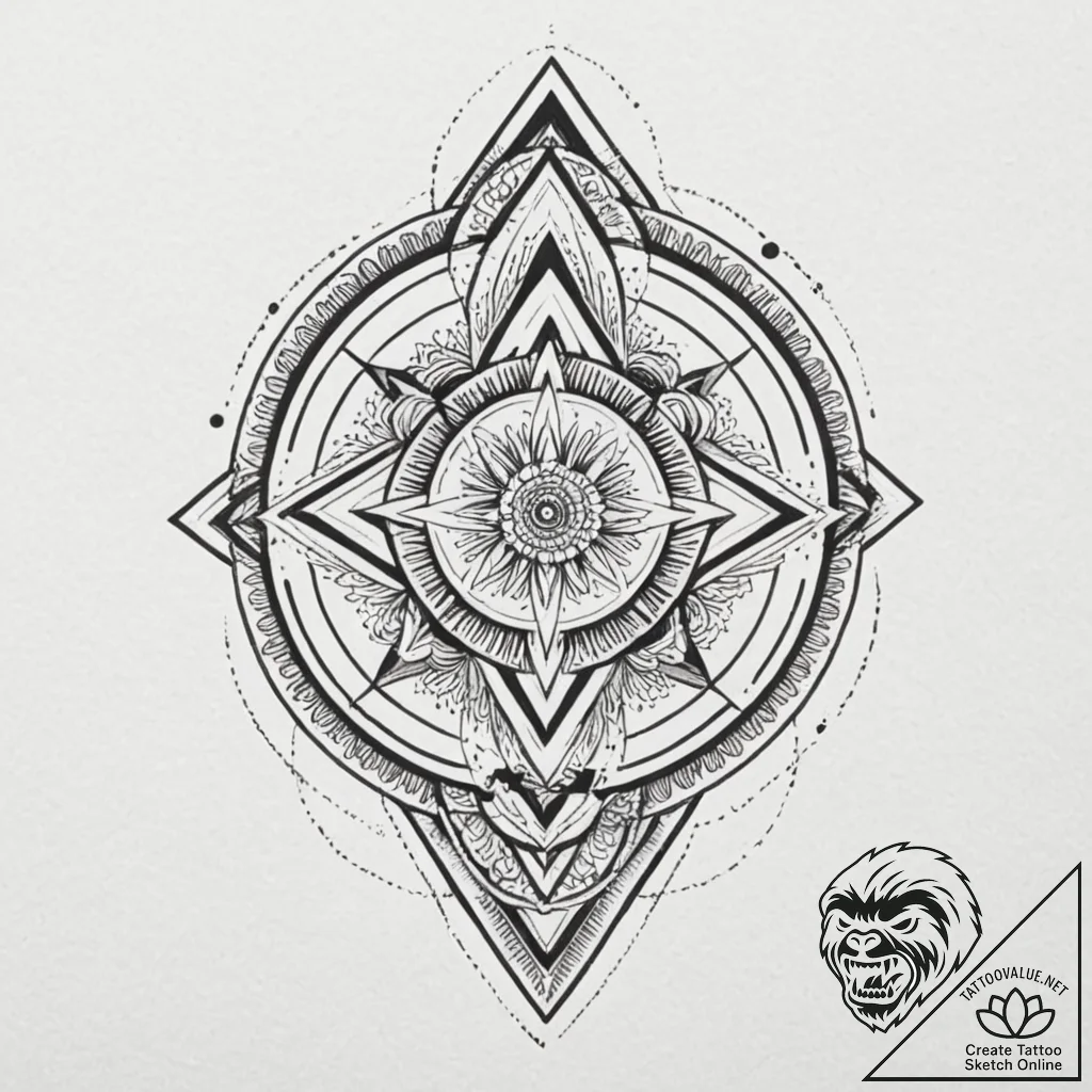 Tattoo design, a chaotic splash of black ink,... - tattoo sketch (№1751569249_0, 03.07.2025 19:00) — tattoovalue.net