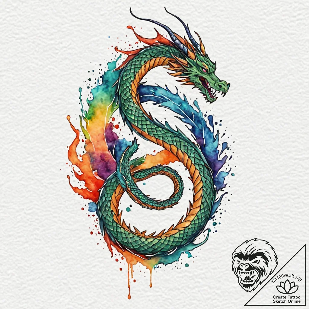 Tattoo design, an abstract form that suggests... - tattoo sketch (№1751572881_0, 03.07.2025 20:01) — tattoovalue.net
