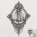 Tattoo design, handpoke style, a loading bar… – tattoo sketch (№1751573138_0, 03.07.2025 20:05) — tattoovalue.net