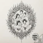 группа 9: neo-japanese & folklore fusion (нео… – tattoo sketch (№1751577514_0, 03.07.2025 21:18) — tattoovalue.net