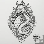 Tattoo design, a matryoshka doll, each smalle… – tattoo sketch (№1751577776_0, 03.07.2025 21:22) — tattoovalue.net