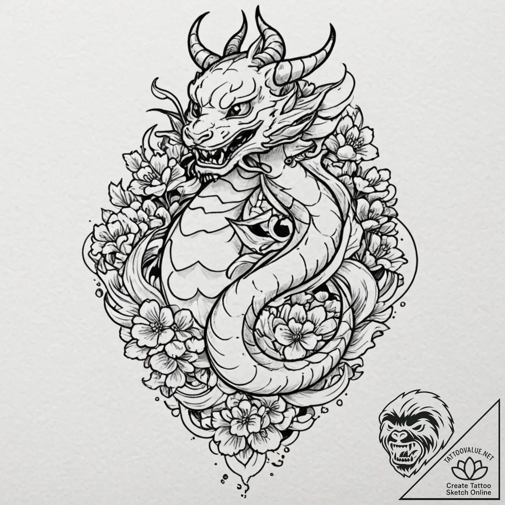 Tattoo design, a matryoshka doll, each smalle... - tattoo sketch (№1751577776_0, 03.07.2025 21:22) — tattoovalue.net