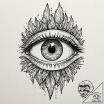 Tattoo design, a photorealistic eye, the iris… – tattoo sketch (№1751578205_0, 03.07.2025 21:30) — tattoovalue.net