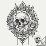 Tattoo design, a megaphone, but the opening i… – tattoo sketch (№1751579148_0, 03.07.2025 21:45) — tattoovalue.net