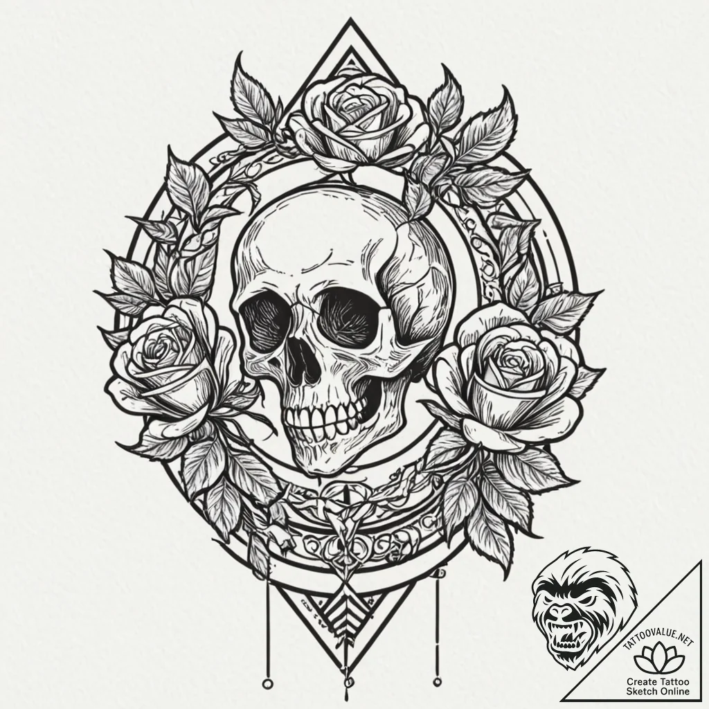 Tattoo design, a megaphone, but the opening i... - tattoo sketch (№1751579148_0, 03.07.2025 21:45) — tattoovalue.net