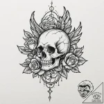 Tattoo design, a grenade, from which a flock… – tattoo sketch (№1751579234_0, 03.07.2025 21:47) — tattoovalue.net