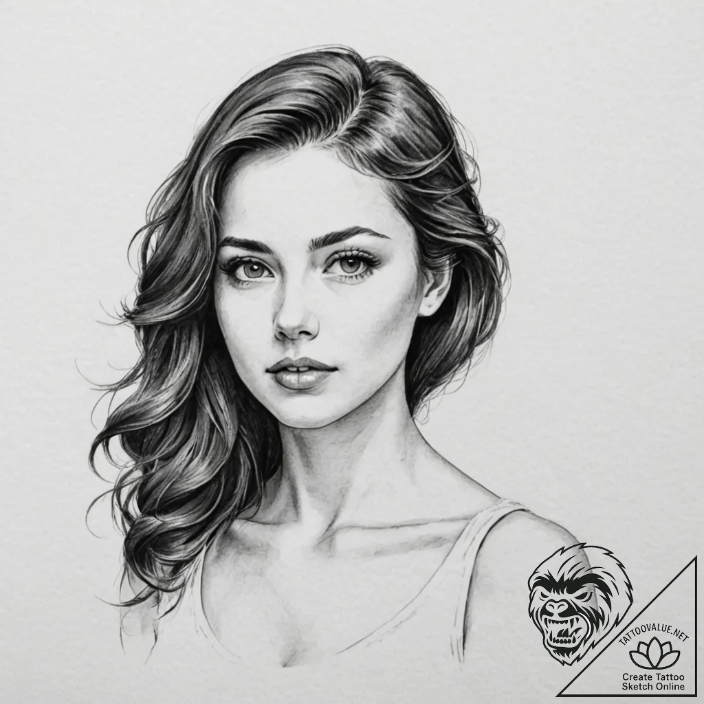 эстетика: природа, сведенная к своей сути. од... - tattoo sketch (№1751579320_0, 03.07.2025 21:48) — tattoovalue.net