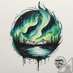 Tattoo design, an abstract representation of… – tattoo sketch (№1751580090_0, 03.07.2025 22:01) — tattoovalue.net