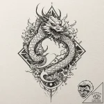 Tattoo sleeve design, ai god complex, a giant… – tattoo sketch (№1751580951_0, 03.07.2025 22:15) — tattoovalue.net
